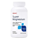 Super magnesio 400 mg (136912), 90 compresse, GNC