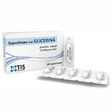 Supposte di glicerina per adulti, 10 pezzi, Tis Farmaceutic