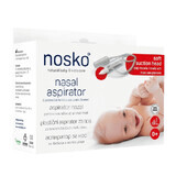 Aspiratore nasale con testina in morbido silicone, Nosko