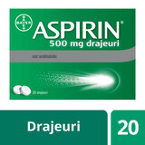 Aspirin 500 mg, 20 compresse, Bayer