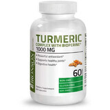Curcuma 1000 mg con Bioperine 5 mg, 60 capsule, Bronson Laboratories
