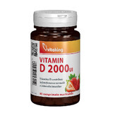 Vitamina D 2000UI masticabile, 90 compresse, Vitaking
