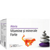 Vitamine e minerali Forte, 60 bustine, Alevia