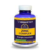 Complesso di zinco, 120 capsule, Herbagetica