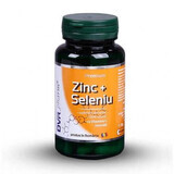 Zinco, selenio con vitamina C naturale, 60 capsule, DVR Pharm
