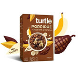 Porridge di cereali biologici senza glutine con cioccolato e banane, 400 grammi, Turtle SPRL