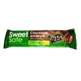 Cioccolato fondente Sweet&Safe con dolcificante naturale alla stevia, 25 g, Sly Nutritia