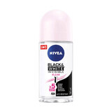 Deodorante roll-on Black & White Invisible Clear, 50 ml, Nivea