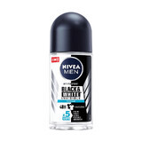 Deodorante roll-on per uomo Black & White Invisible Fresh, 50 ml, Nivea
