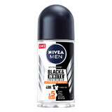 Deodorante roll-on per uomo Black & White Ultimate Impact, 50 ml, Nivea
