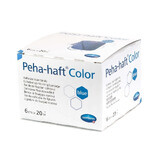 Benda elastica autoadesiva Peha-haft Color, blu (932473), 6cm x 20m, Hartmann