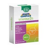 ESI Multicomplex - Vitamina D3 2000 UI Integratore Difesa e Ossa, 30 Tavolette