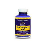 B-Complex 100, 120 capsule, Herbagetica