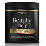 Beauty Help Ultra-Complex 9-in-1 Collagen Formula al gusto di fragola, 300 g, Zenyth
