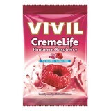 Caramelle Creme Life Classic Lampone senza zucchero, 110g, Vivil