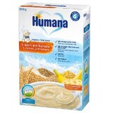 Cereali con latte, 5Cereali e banane, 200 gr, Humana