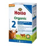 Latte di proseguimento in polvere Organica 2, +6 mesi, 600 g, Holle Baby