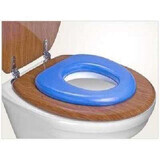 Riduttore WC antiscivolo, blu, Reer
