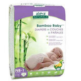 Pannolino Bamboo Baby n.1, 2-4Kg, 32 pezzi, Aleva Naturals