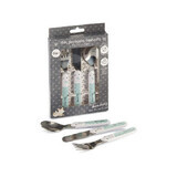 Set di 3 posate in acciaio inox, Forest, Thermobaby