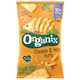 Snack bio ecologico di mais con formaggio e prezzemolo, +10 mesi, 60 g, Organix
