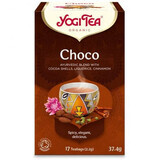 Tè biologico con baccelli di cacao, liquirizia e cannella Choco, 17 bustine, Yogi Tea