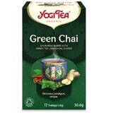 Tè verde Chai, 17 bustine, Yogi Tea