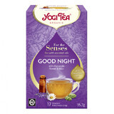 Tè biologico con oli essenziali Good Night For the Senses, 17 bustine, Yogi Tea