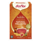 Tè biologico con oli essenziali Benessere naturale Per i sensi, 17 bustine, Yogi Tea