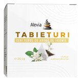 Tè verde al gusto di gelsomino Tabieturi, 12 bustine, Alevia