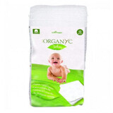 Dischetti quadrati in cotone biologico per bambini, 60 pezzi, Organyc Baby