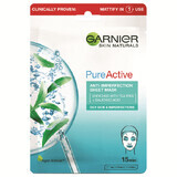 Maschera tovagliolo anti-imperfezioni Pure Active Skin Naturals, 1 pezzo, Garnier