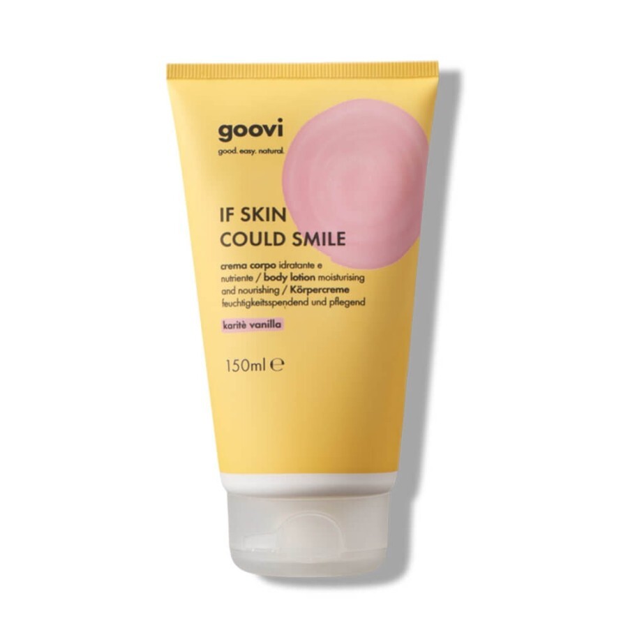 Goovi If Skin Could Smile Crema Corpo Idratante E Nutriente Karitè Vanilla 150ml