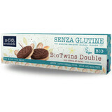 Biscotti Bio con crema al cacao, Bio Twins, 125 g, Sottolestelle