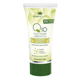 Crema mani antietà con Q10, tè verde e complesso minerale energizzante, 100 ml, pianta cosmetica