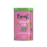 Cioccolato bianco con zucchero verde e gusto fragola KidoVit, 250 g, Remedia