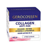 Crema da giorno antirughe al collagene antietà per rughe profonde, 50 ml, Gerocossen