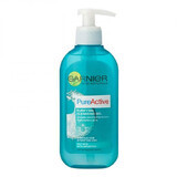 Gel detergente per pelle grassa Pure Active Skin Naturals, 200 ml, Garnier