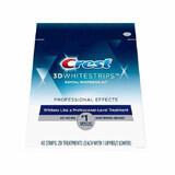 Strisce per sbiancamento dentale 3D White Professional Effects, 40 strisce, Crest