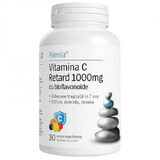 Vitamina C Retard con bioflavonoidi, 1000 mg, 30 capsule, Alevia