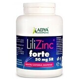 LiliZinc Forte SR 50 mg x 30 cpr Adya verde