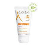 A-DERMA Protect - Crema Solare Viso Senza Profumo SPF50+, 40 ml