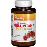 Multivitaminico con minerali per bambini 90 cpr masticabili, Vitaking