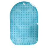 Tappetino da bagno antiscivolo, blu, 70 x 35 cm, Babyono