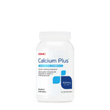 Gnc Calcium Plus Magnesio e vitamina D-3 1000 Mg, Calcio con magnesio e vitamina D-3, 180 Tb