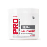 Gnc Pro Performance L-glutammina micronizzata 5000 Mg, Polvere micronizzata di L-glutammina senza aroma, 225 G
