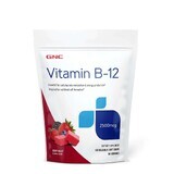 Gnc vitamina B-12 2500 mcg, al gusto di frutti di bosco, 60 caramelle