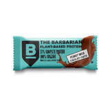 Barretta proteica biologica avvolta nel cioccolato con Arachidi e Maca, 68 gr, The Barbarian