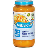 Babylove Menù Vegetale con pasta ECO, 12+, 250 g