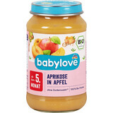 Babylove Purea di albicocche e mele, 190 g
